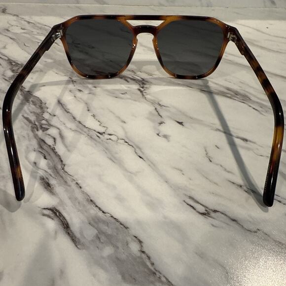 WMP Hunter Tortoise Sunglasses 54-19-148 Smoke Gradient Lens - Picture 4 of 7